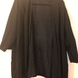 Black cardigan